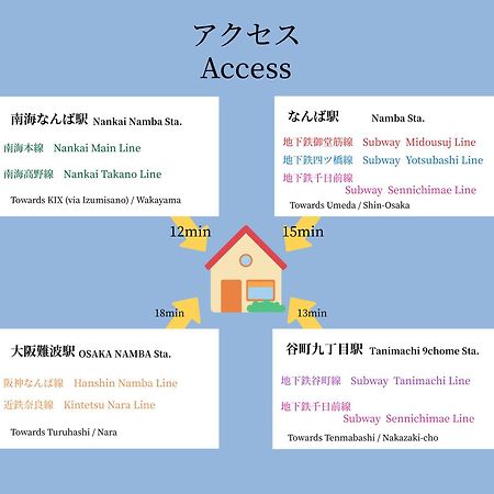 ハーベスト夕陽丘 Apartment Osaka Exterior foto